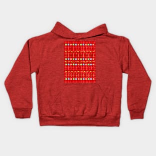CHRISTMAS Candy On Red Plaid Kids Hoodie